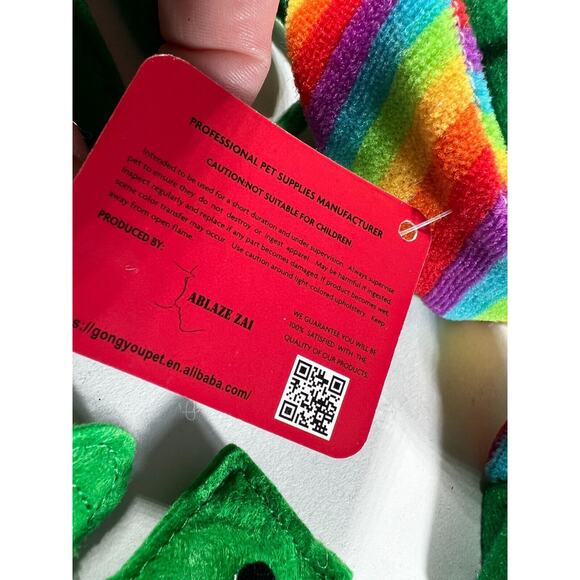 NEW Cat Christmas Elf Costume Kitten Size Small 4 pieces Outfit Pet Holiday - Picture 8 of 10